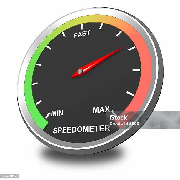 Tachometersymbol Stockfoto und mehr Bilder von Anzeigeinstrument - Anzeigeinstrument, Armaturenbrett, Aufführung