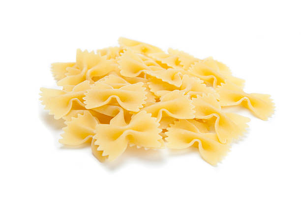 Bow tie pasta stock photo