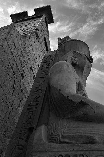 istock Colossus of Ramesses II, Luxor Temple, Egypt 185328614