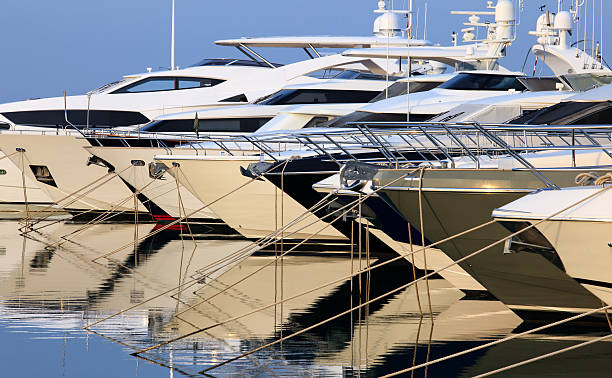 istock Boats in marina 185329639