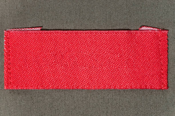 camisa em branco label - red stitches - fotografias e filmes do acervo