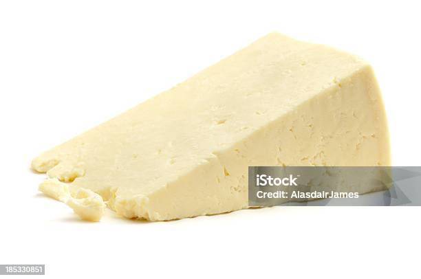 Cheshire Cheese Stock Photo - Download Image Now - Cheese, Slice of Food, Block Shape