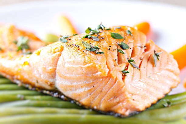 istock Fillet of Salmon 185331007