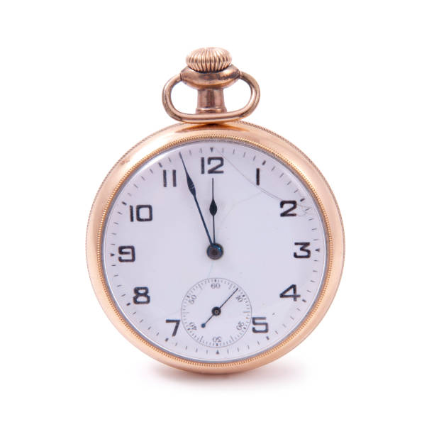 istock Isolated Gold Pocket Watch 185331099