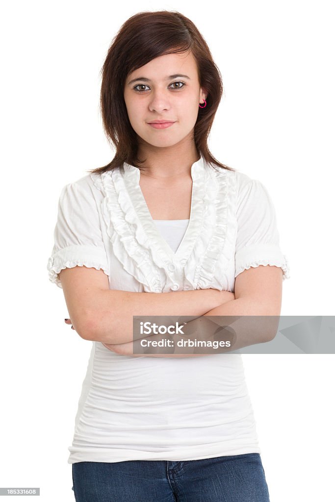 Retrato de Menina adolescente grave - Royalty-free Adolescente Foto de stock