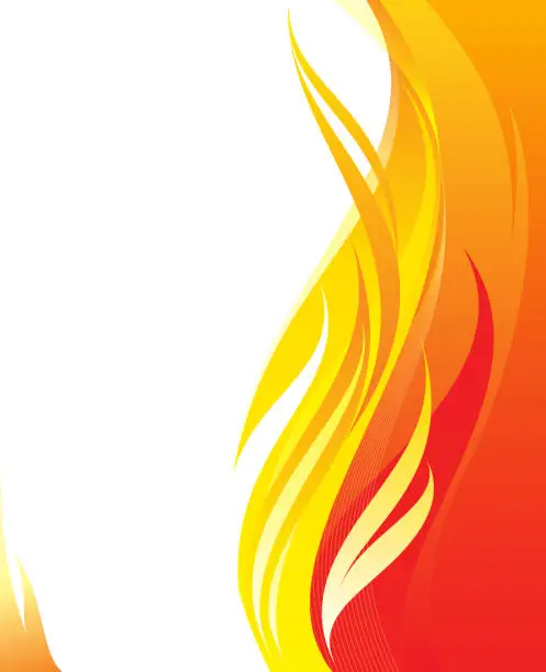Vector illustration of fire abstract