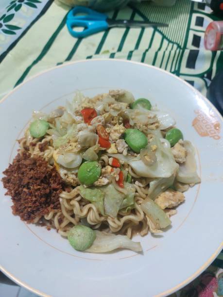 istock Fried Noodles Petai or Pete Fried Noodles 1853416241