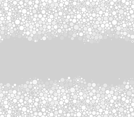 abstract random dots arrangement border design