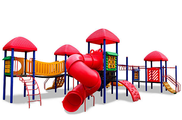 istock Colorful children s playground isolated 185362739