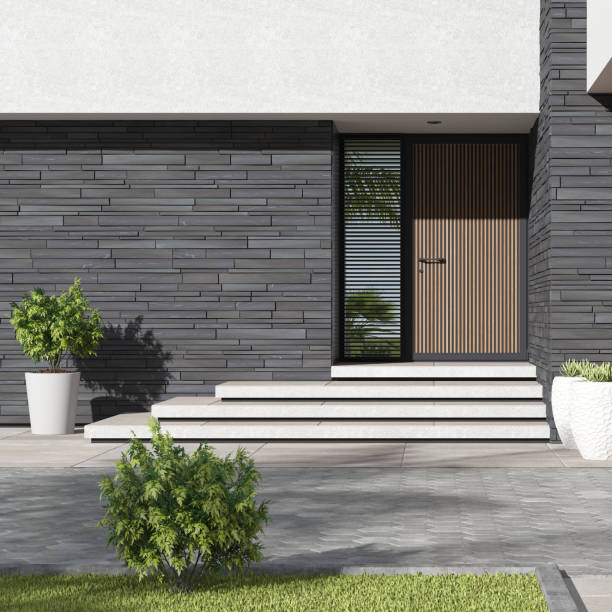 istock Modern Luxurious Villa entrance. 1853632920