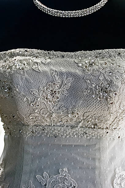 istock Wedding dress. Detail 185366298