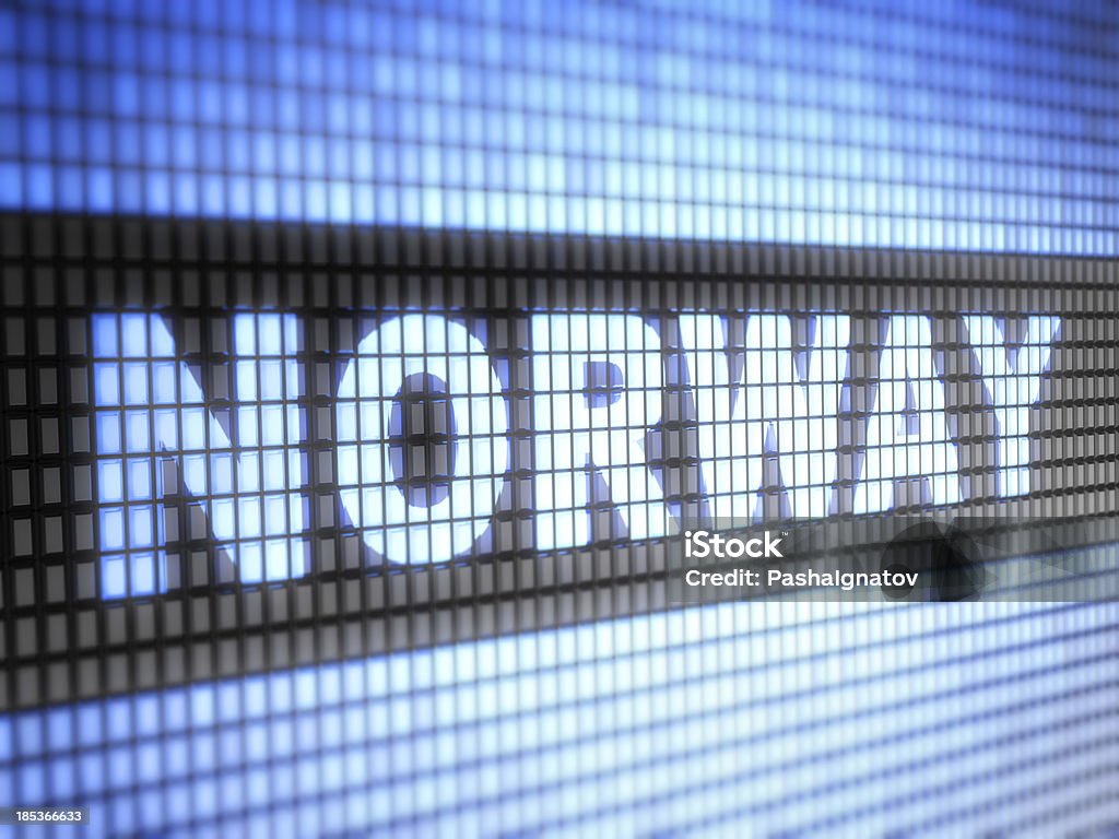 Noruega - Royalty-free Azul Foto de stock