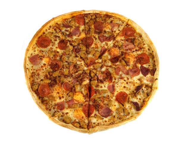 istock fresh baked pizza isolated on white background 1853669815