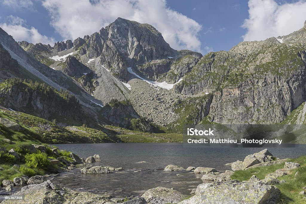 Parque nacional do lago de Montanha dos Pirenéus, França - Royalty-free Ao Ar Livre Foto de stock