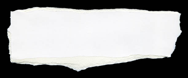 istock Cut or torn paper background textured isolated 1853705300