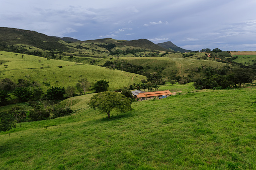 Untouched natural cocora valley landscape