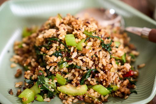 soy sauce fried rice