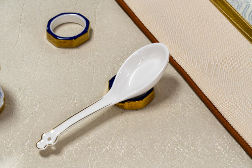 porcelain spoon