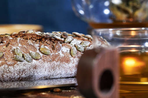 homemade seed rye bread