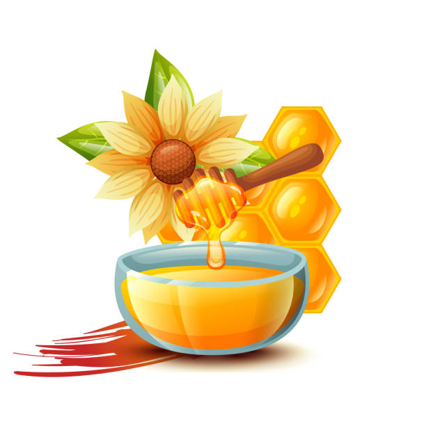 istock Sweet honey illustration design. Honey illustration 1853932803
