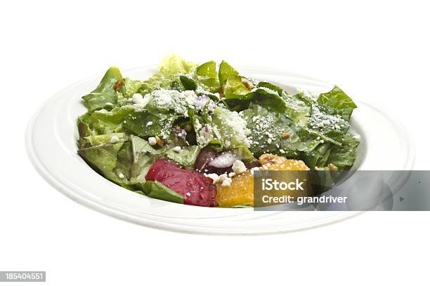 Gemischtem Grünem Salat Stockfoto und mehr Bilder von Fotografie - Fotografie, Freisteller – Neutraler Hintergrund, Gemüse