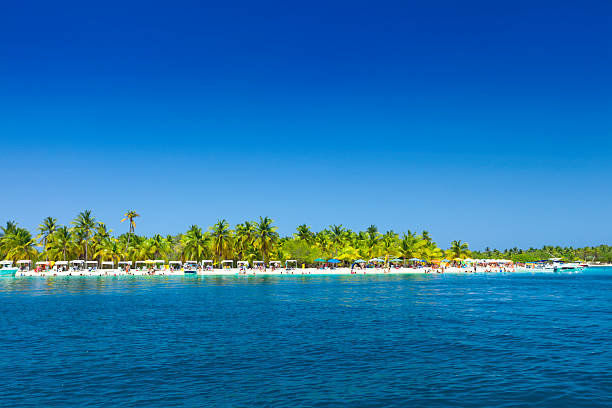 istock Lonely tropical island in the Caribbean 185404705