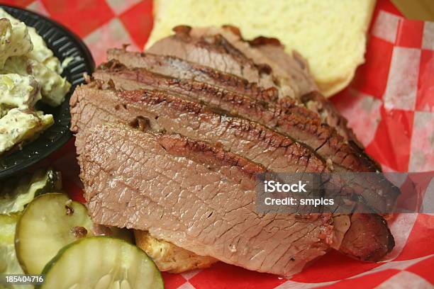 Bbq Beef Brisket Stock Photo - Download Image Now - Brisket, Barbecue Beef, American Culture