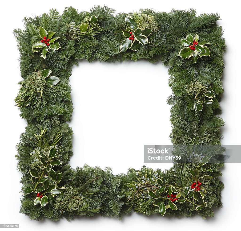 Natal Garland Moldura - Royalty-free Guirlanda Foto de stock