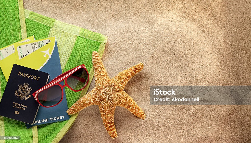 Vacanza in spiaggia - Foto stock royalty-free di Agenzia di viaggi