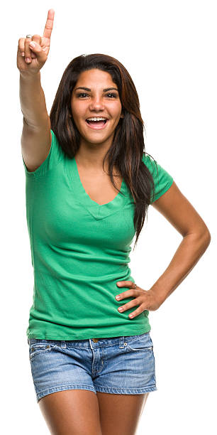 istock Excited Young Woman Number One 185406258