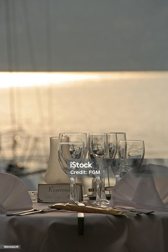 Cena fuori - Foto stock royalty-free di Yacht