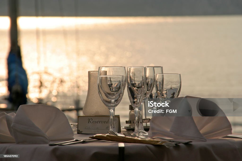 Lakeside Jantar - Royalty-free Restaurante Foto de stock