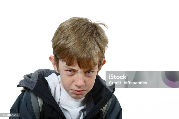 Sullen Grumpy Boy Stock Photo - Download Image Now - Anger, Attitude, Boys