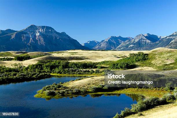 Waterton Lakes National Park Stock Photo - Download Image Now - Alberta, Beauty In Nature, Bioreserve