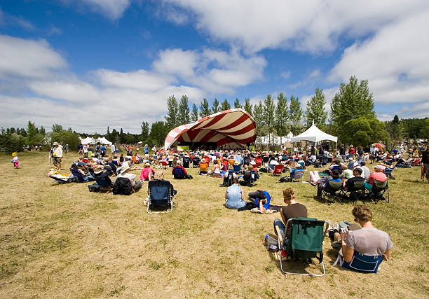 istock Summer festival crowd. 185407872