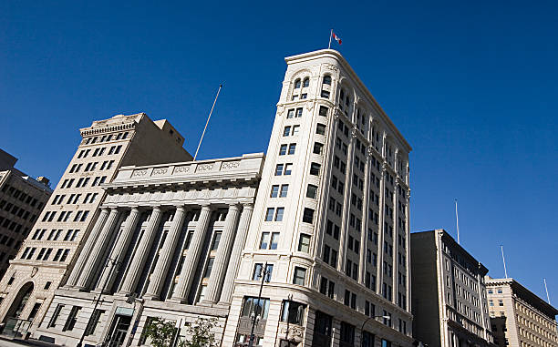 istock Winnipeg Historical buildings on Main St. 185407897