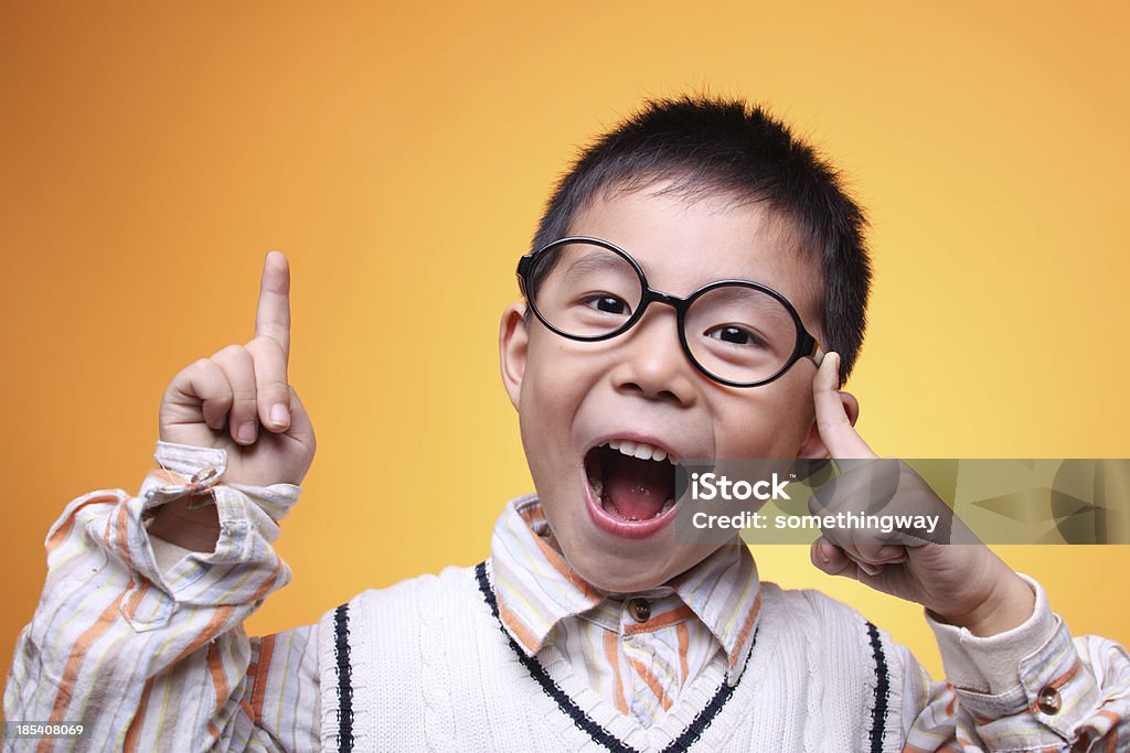 Um rapaz asiático grande - Royalty-free 6-7 Anos Foto de stock