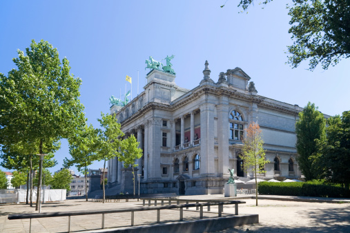 The neo-classical Royal Museum of Fine Arts in Antwerp. Constructed in 1890.