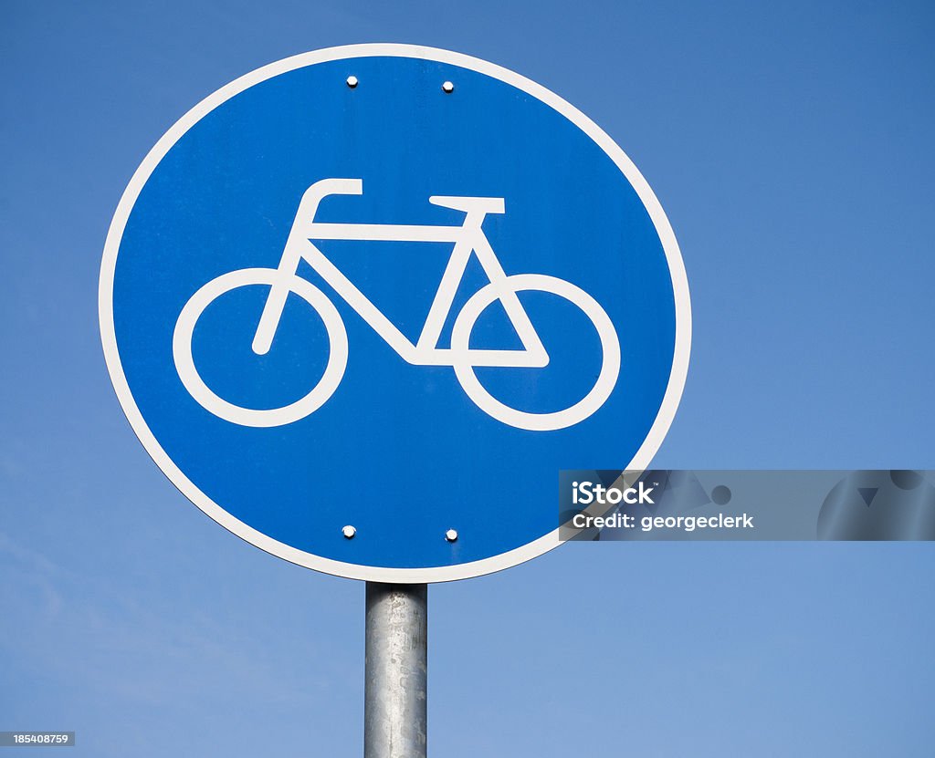 Prosty Znak rowerów - Zbiór zdjęć royalty-free (Znak)