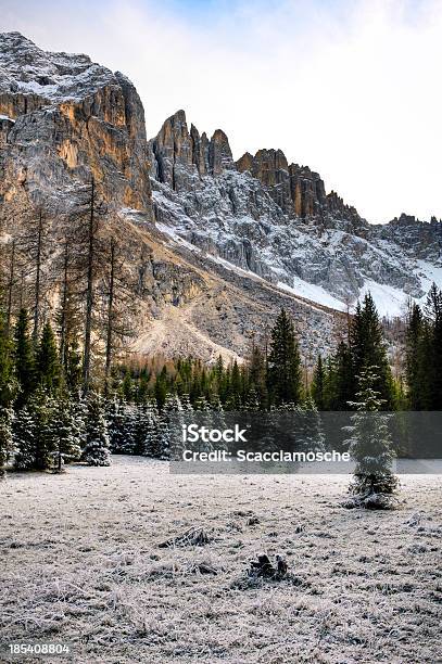 Foto de O Inverno Está A Chegar e mais fotos de stock de Alpes europeus - Alpes europeus, Alto Ádige, Arborizado