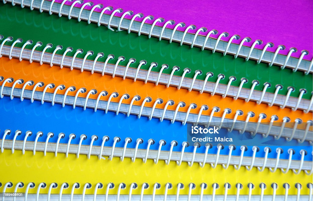 Cuadernos en espiral - Foto de stock de Cuaderno de apuntes libre de derechos