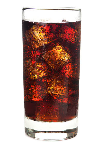 istock Soda Pop Glass Isolated on White Background 185408956