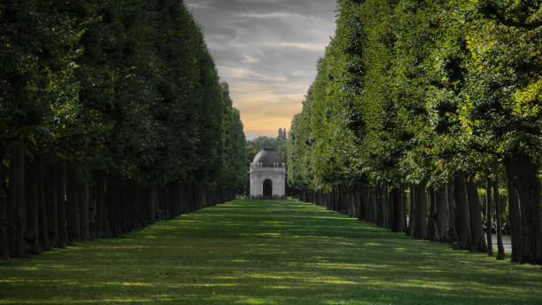 istock Scenic view of a pathway in a park in Hannover, Germany 1854106429