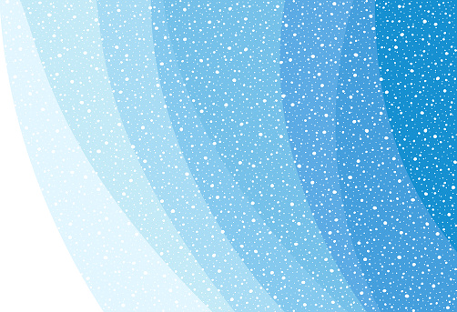 Abstract winter background with falling snow and space for your text