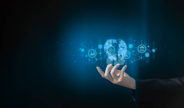 istock Digital transformation change management, internet of things (IoT), new technology big data and business process strategy, automate operation, customer service management, cloud computing. 1854176329