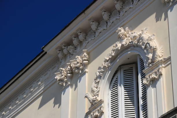 istock Floral decorations in a Mediterranean-style building in Forio, o 1854176848