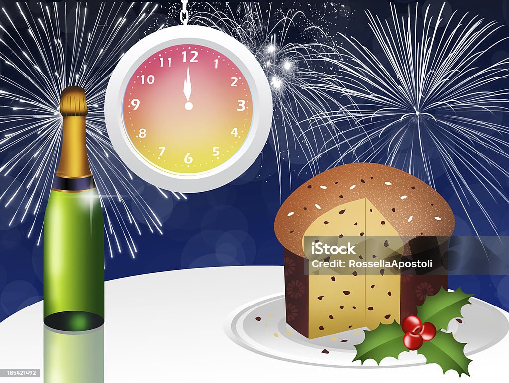 New Year's toast - Lizenzfrei 2014 Stock-Illustration