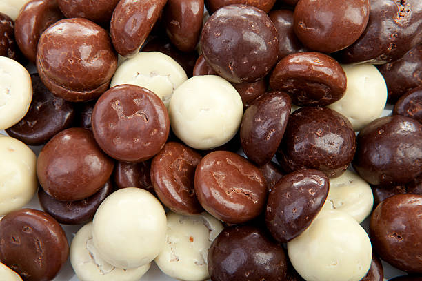 istock background of chocolate pepernoten  Typical Dutch candy for Sint 185423381