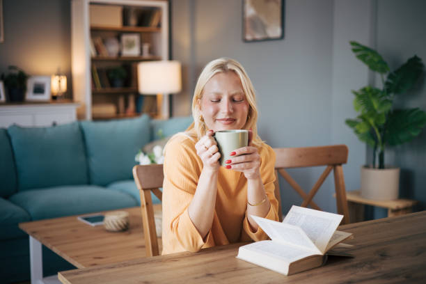 istock Drink good coffee and read amazing books 1854234434