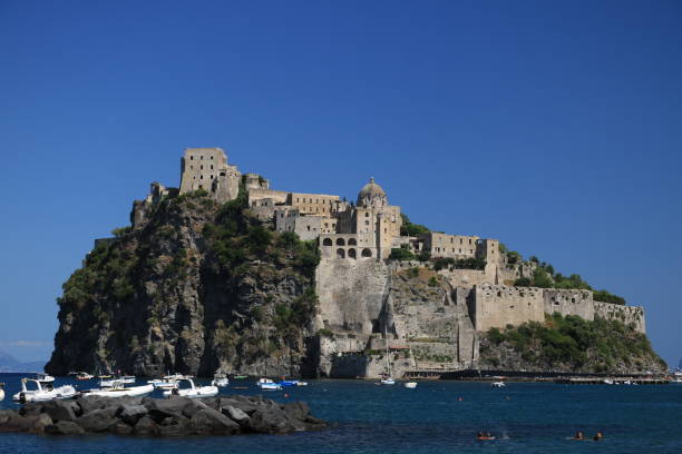 istock Ancient Aragonese Castle in Ischia Ponte. The fortification stan 1854236616